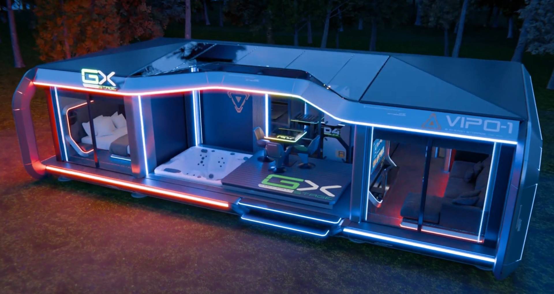 SPACE CAPSULE HOUSE U-SHAPE